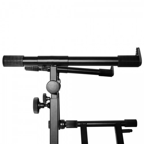 On-Stage KS7292 Double-X Ergo Lok Keyboard Stand with 2nd Tier