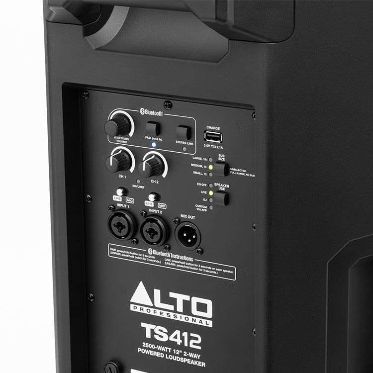 Alto TS412 12" 2-Way Powered Speaker, View 5