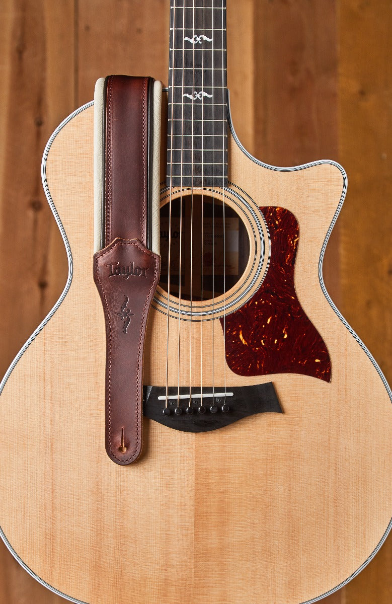 Taylor Renaissance 2.5" Cordovan Leather Guitar Strap