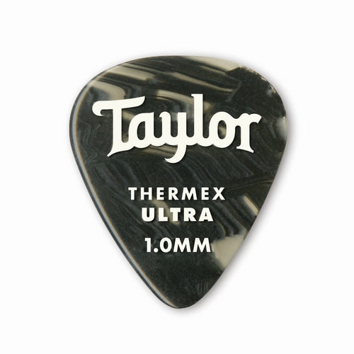 Taylor Premium 351 Thermex Ultra Picks 1.00mm - Black Onyx 6pk 