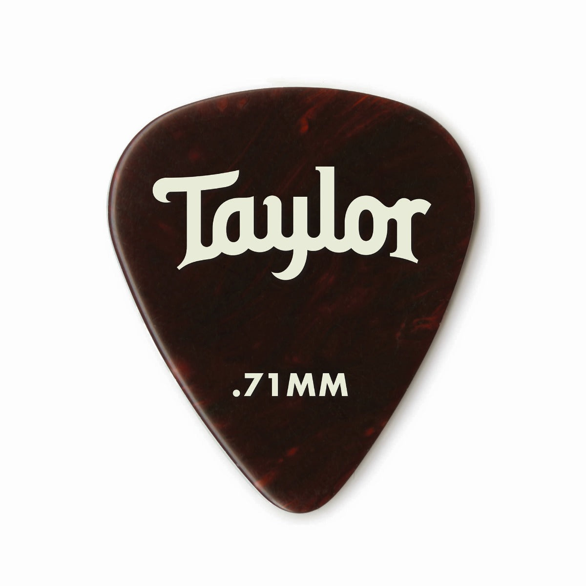 Taylor Celluloid 351 Guitar Picks, Tortoise Shell 0.71mm - 12pk 
