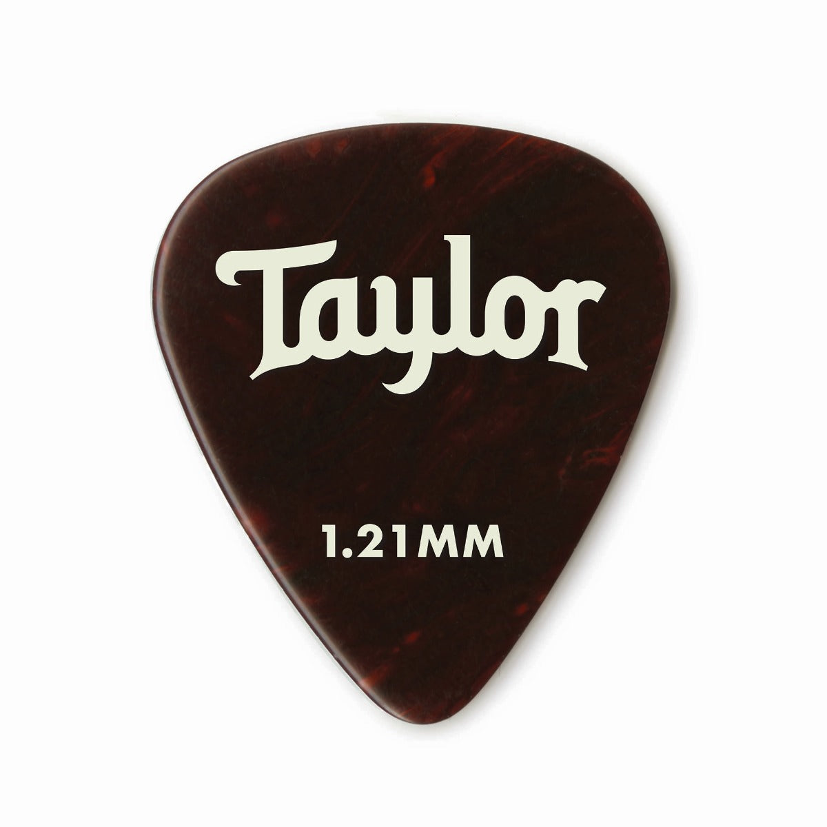 Taylor Celluloid 351 Guitar Picks, Tortoise Shell 1.21mm - 12pk 