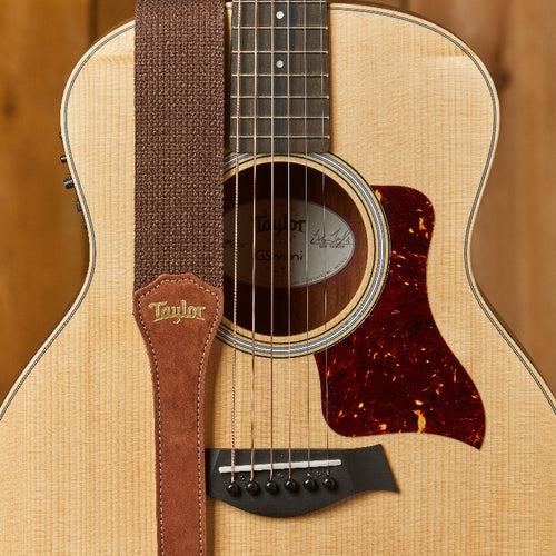 Taylor GSM 200-05 2" Cotton Guitar Strap - Chocolate Brown 