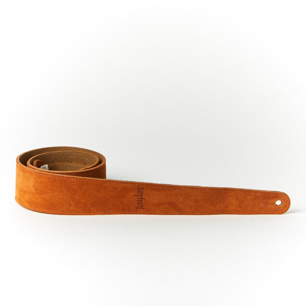 Taylor 2.5" Embroidered Suede Strap - Honey 