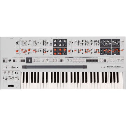 UDO Audio Super Gemini 20-Voice Bi-Timbral Keyboard Synthesizer View 1