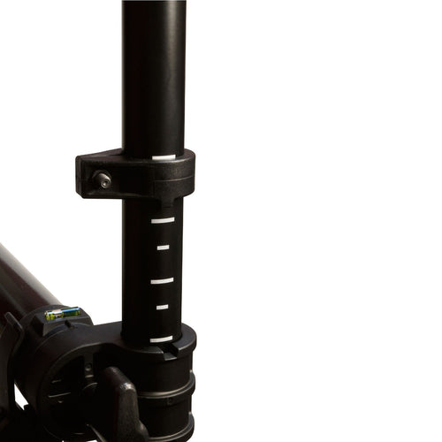 Notched height adjuster of the Ultimate Support VSIQ-200B Second Tier