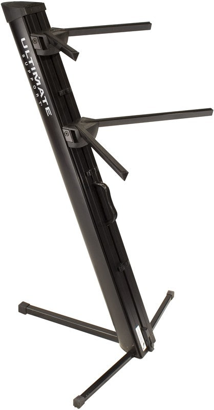 ultimate apx ax-48 pro two-tier column keyboard stand - black