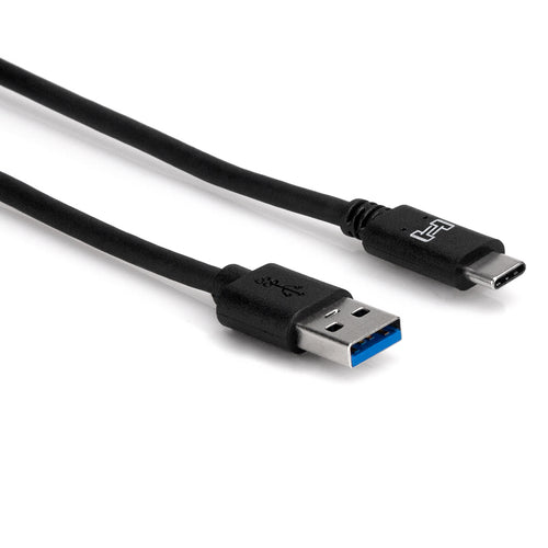 Hosa USB-306CA USB 3.0 type A to C Cable - 6ft, View 1