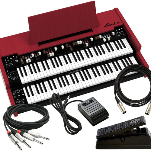 Viscount Legend SOUL 261 Digital Tonewheel Organ with pedals and cables. 