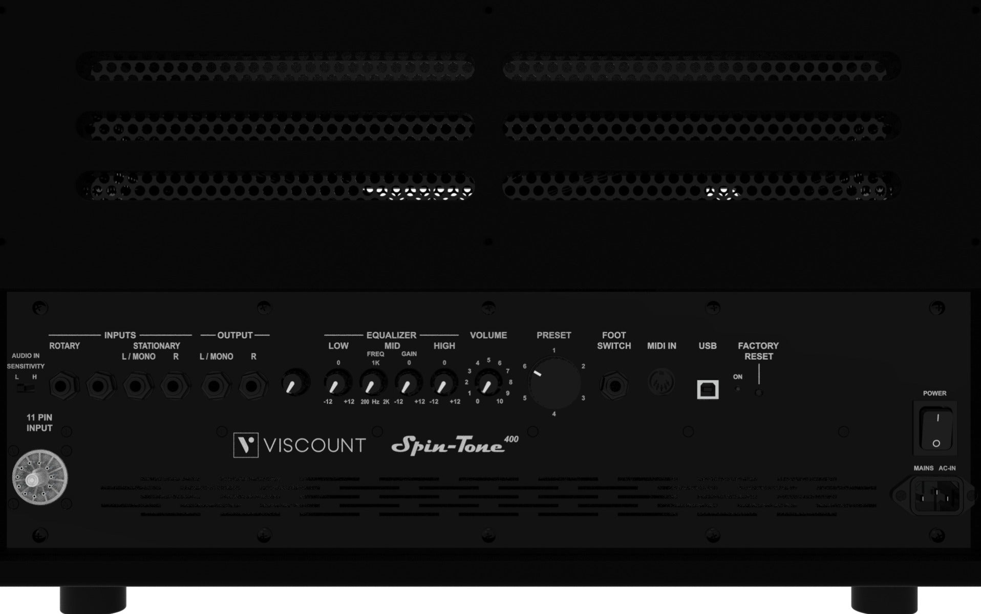 Viscount Legend Spin-Tone 400 Rotary Keyboard Amplifier, View 2