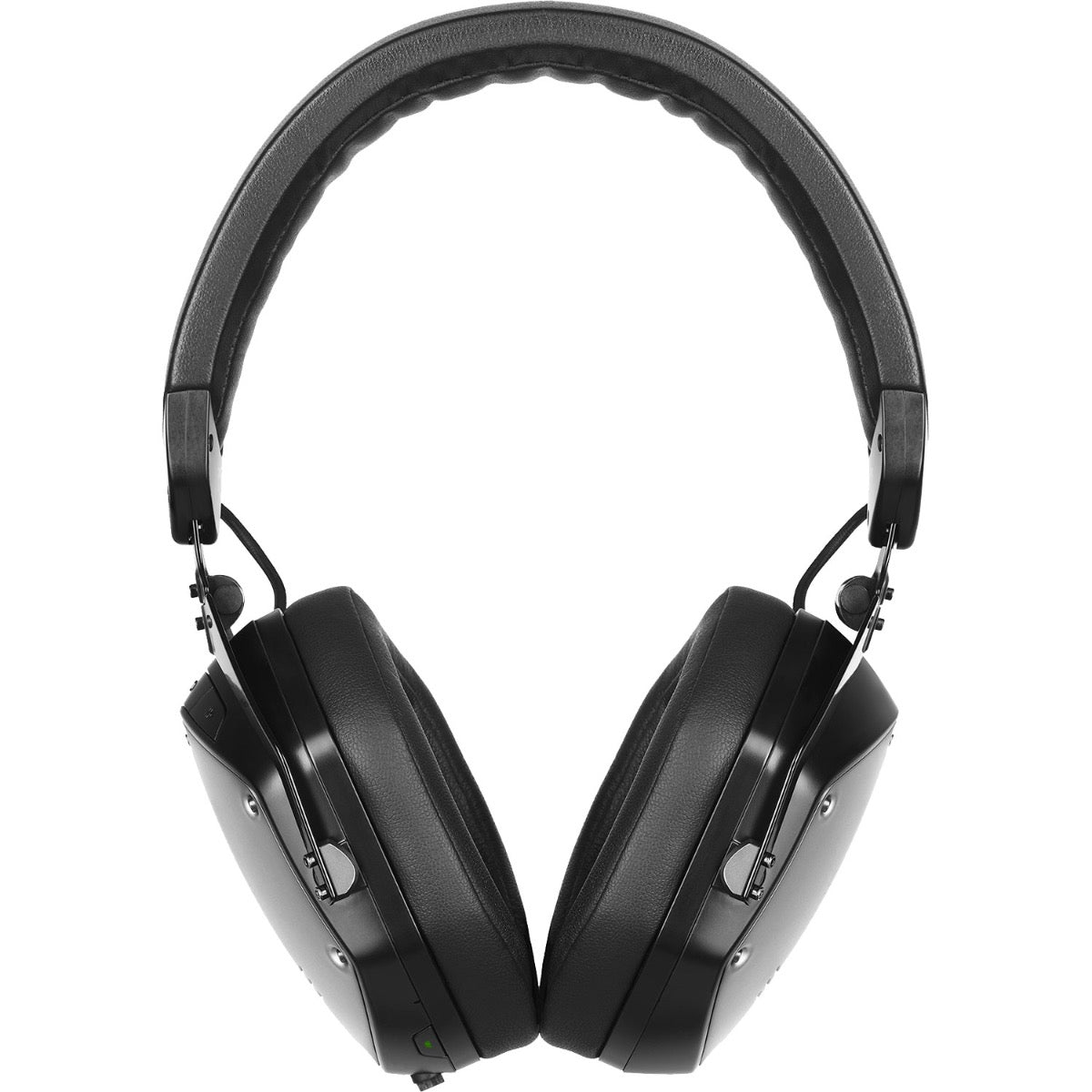 Front view of V-Moda M-200 ANC Noise Cancelling Wireless Bluetooth Headphones - Black