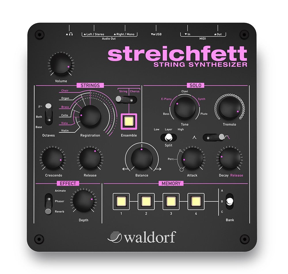 Waldorf Streichfett String Synthesizer Desktop Module