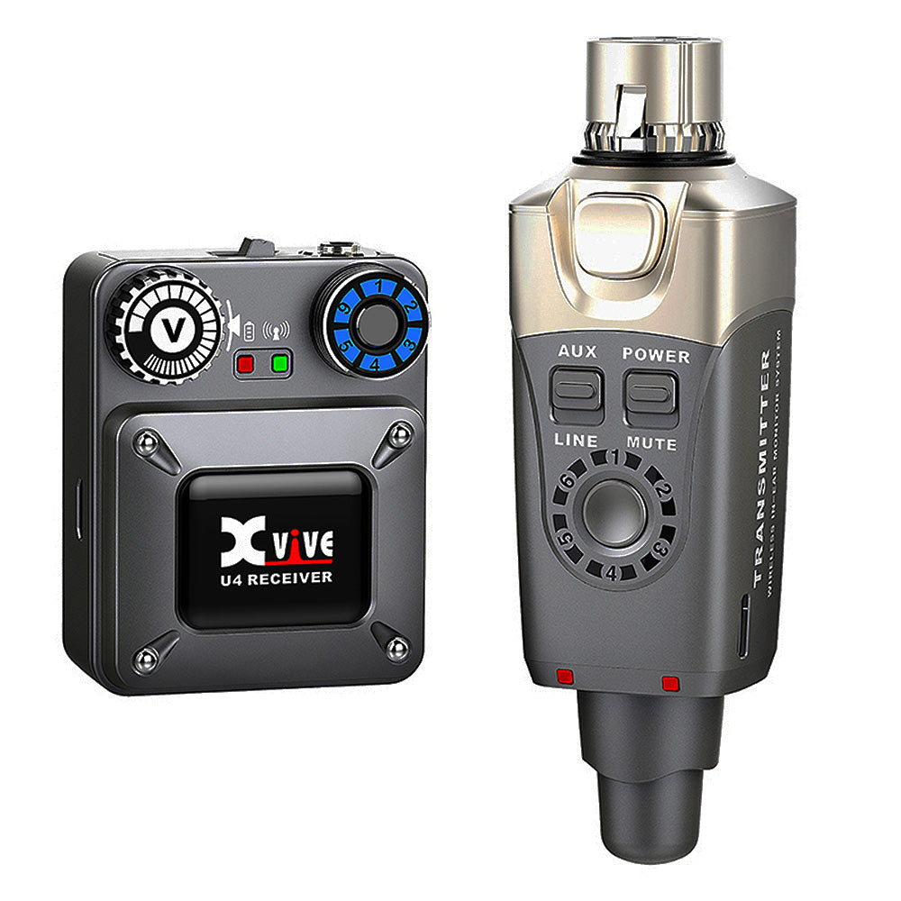 Image of the XVIVE U4 In-Ear Monitor Wireless System Receiver and Transmitter