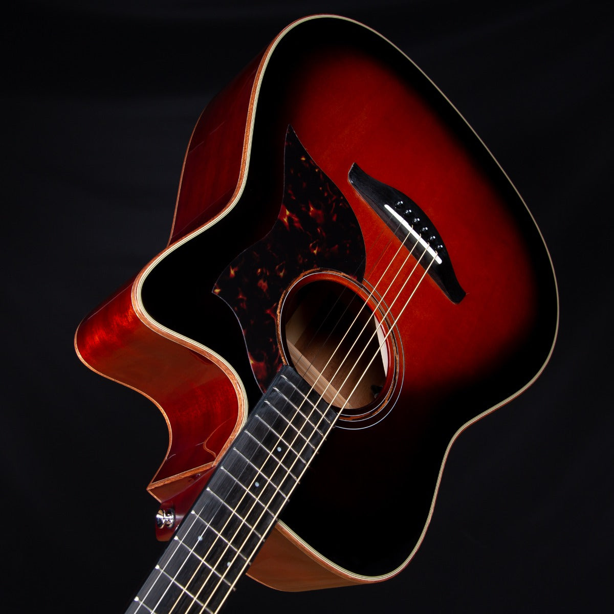 Yamaha A3M Acoustic-Electric Guitar - Tobacco Sunburst view 8