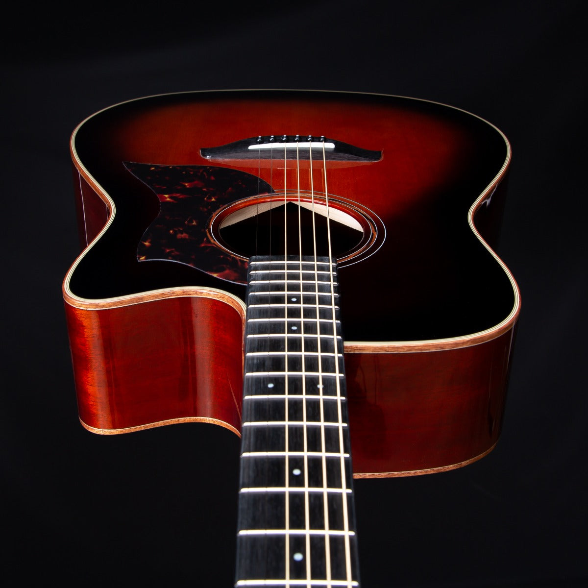 Yamaha A3M Acoustic-Electric Guitar - Tobacco Sunburst view 9