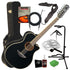 Yamaha APX700II-12 Acoustic-Electric Guitar - Black COMPLETE GUITAR BUNDLE