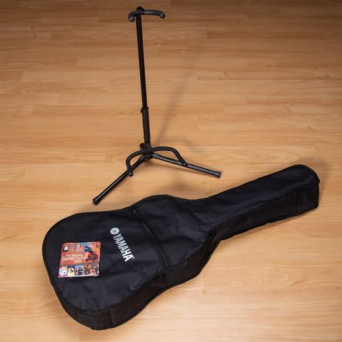 Yamaha Classical Guitar Accessory Package with stand, gig bad, and dvd