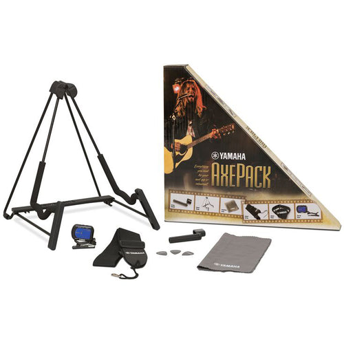 Yamaha AXE PACK Acoustic Guitar Accessory Pack showing box and contents.