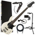 Collage image of the Yamaha BB235 5-String Bass Guitar - Vintage White COMPLETE BASS BUNDLE