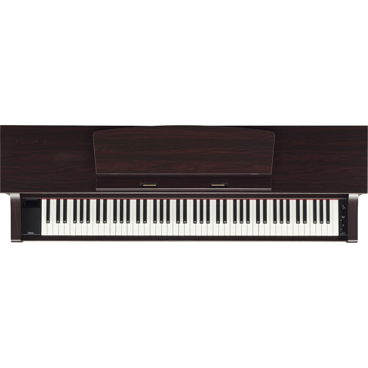 Top view of Yamaha Clavinova CLP-775 Digital Piano - Rosewood
