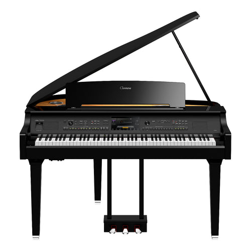 Yamaha Clavinova CVP-809GP Digital Piano - Polished Ebony - Fron
