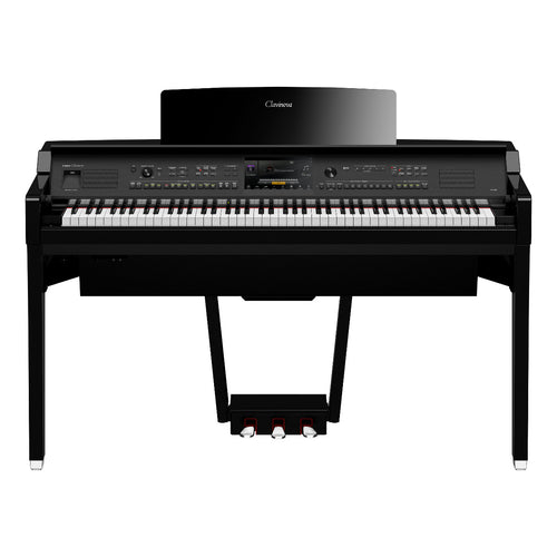 Yamaha Clavinova CVP-809 Digital Piano - Matte Black - Front