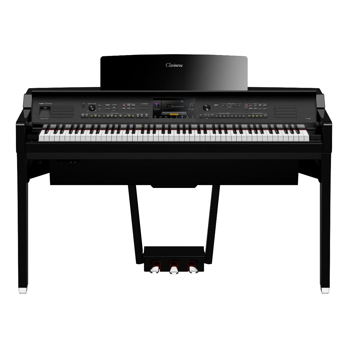 Yamaha Clavinova CVP-809 Digital Piano - Matte Black - Front