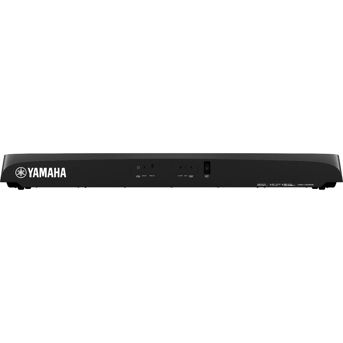 Rear view of Yamaha DGX-670 Portable Grand Digital Piano - Black