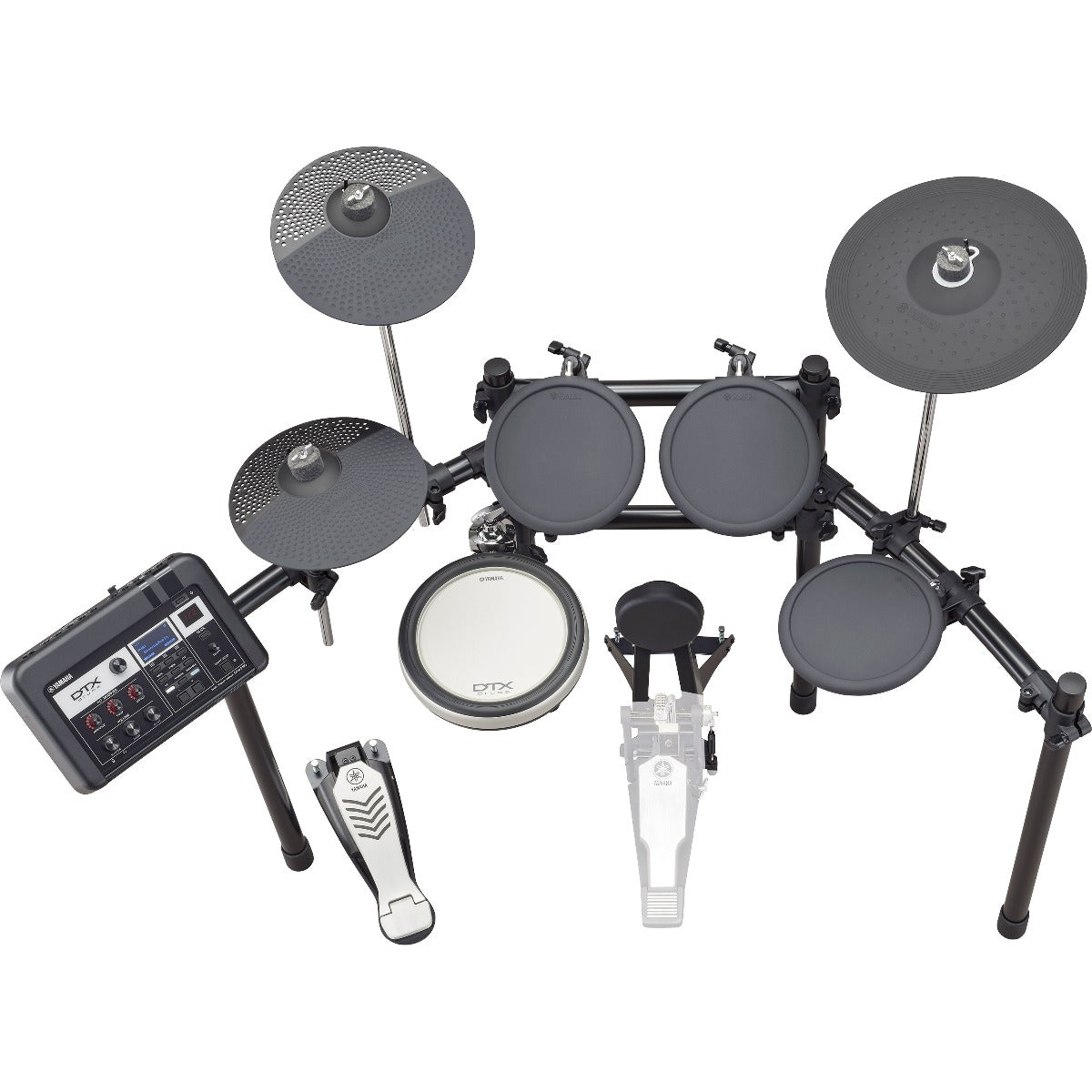 Top view of Yamaha DTX6K-X Electronic Drum Set