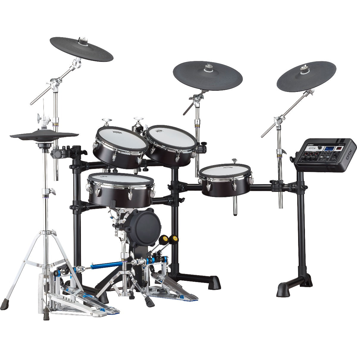 Perspective view of Yamaha DTX8K-M BF showing back and right side