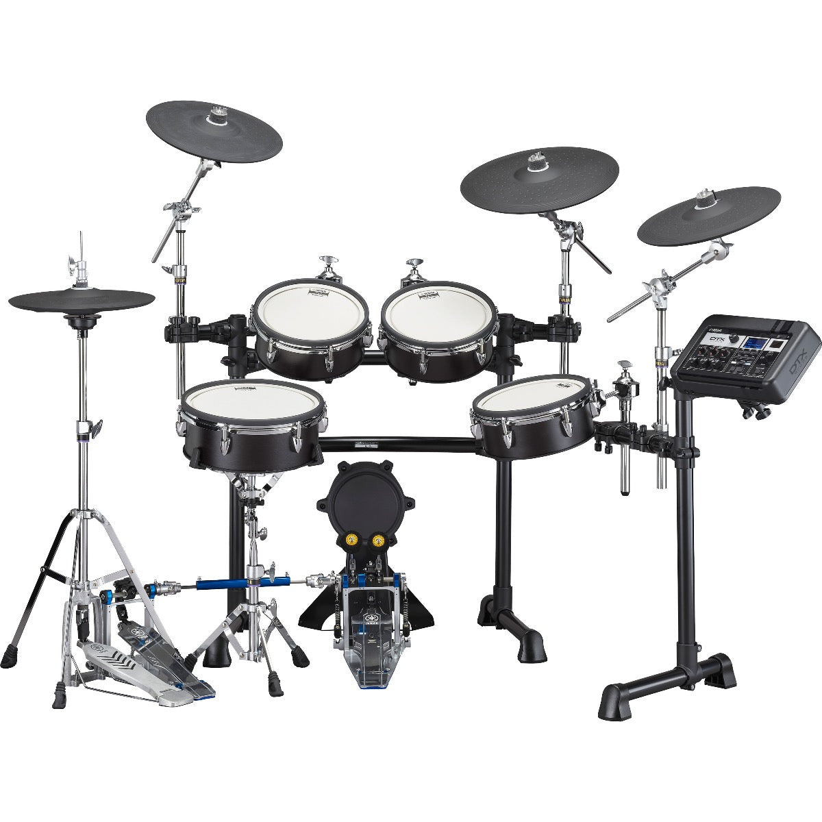 Back view of Yamaha DTX8K-X BF Electronic Drum Set - Black Forest