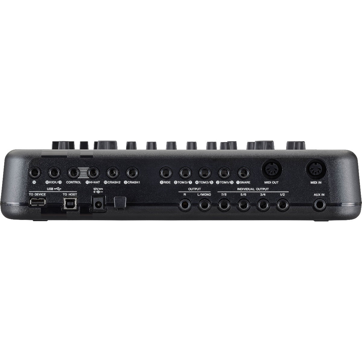 Rear view of Yamaha DTX-PROX Drum Trigger Module