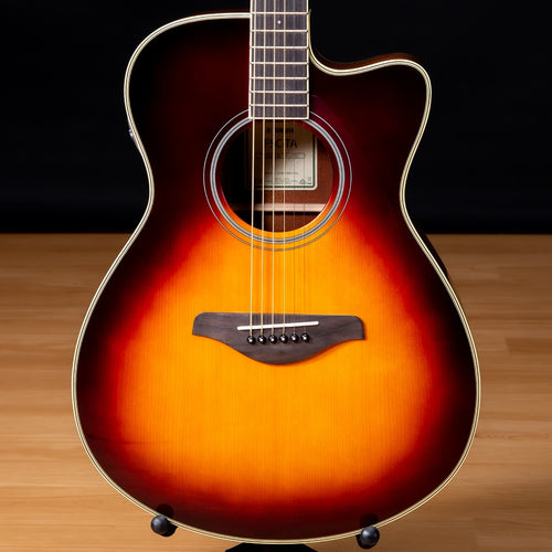 Yamaha FSC-TA TransAcoustic Guitar - Brown Sunburst view 1