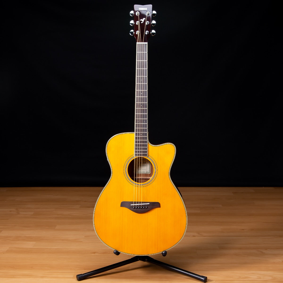 Yamaha FSC-TA TransAcoustic Guitar - Vintage Tint view 2
