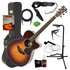 Yamaha FSX830C Ac/El Guitar - Brown Sunburst COMPLETE GUITAR BUNDLE