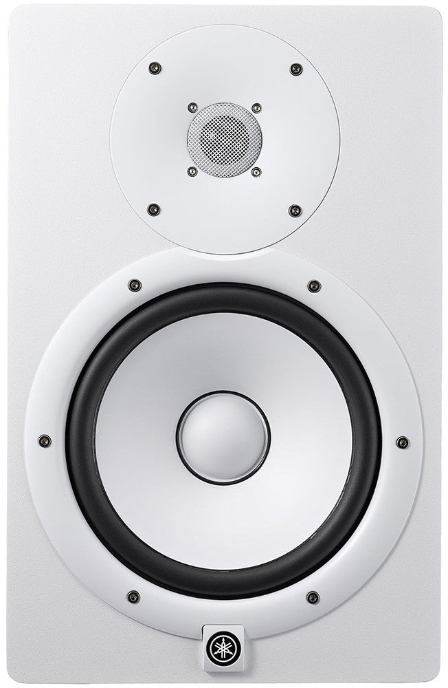 yamaha hs8 8" powered studio monitor speaker - white