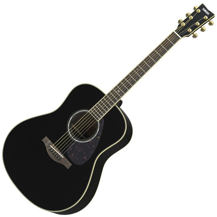 Yamaha LL6 ARE Acoustic-Electric Guitar - Black COMPLETE GUITAR