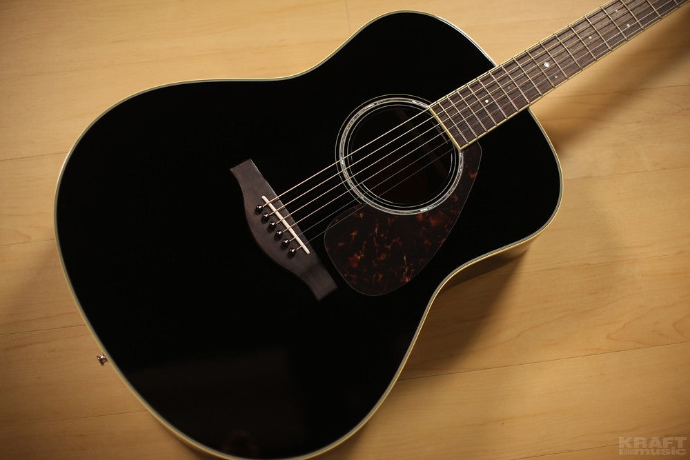Yamaha LL6 ARE Acoustic-Electric Guitar - Black GUITAR ESSENTIALS
