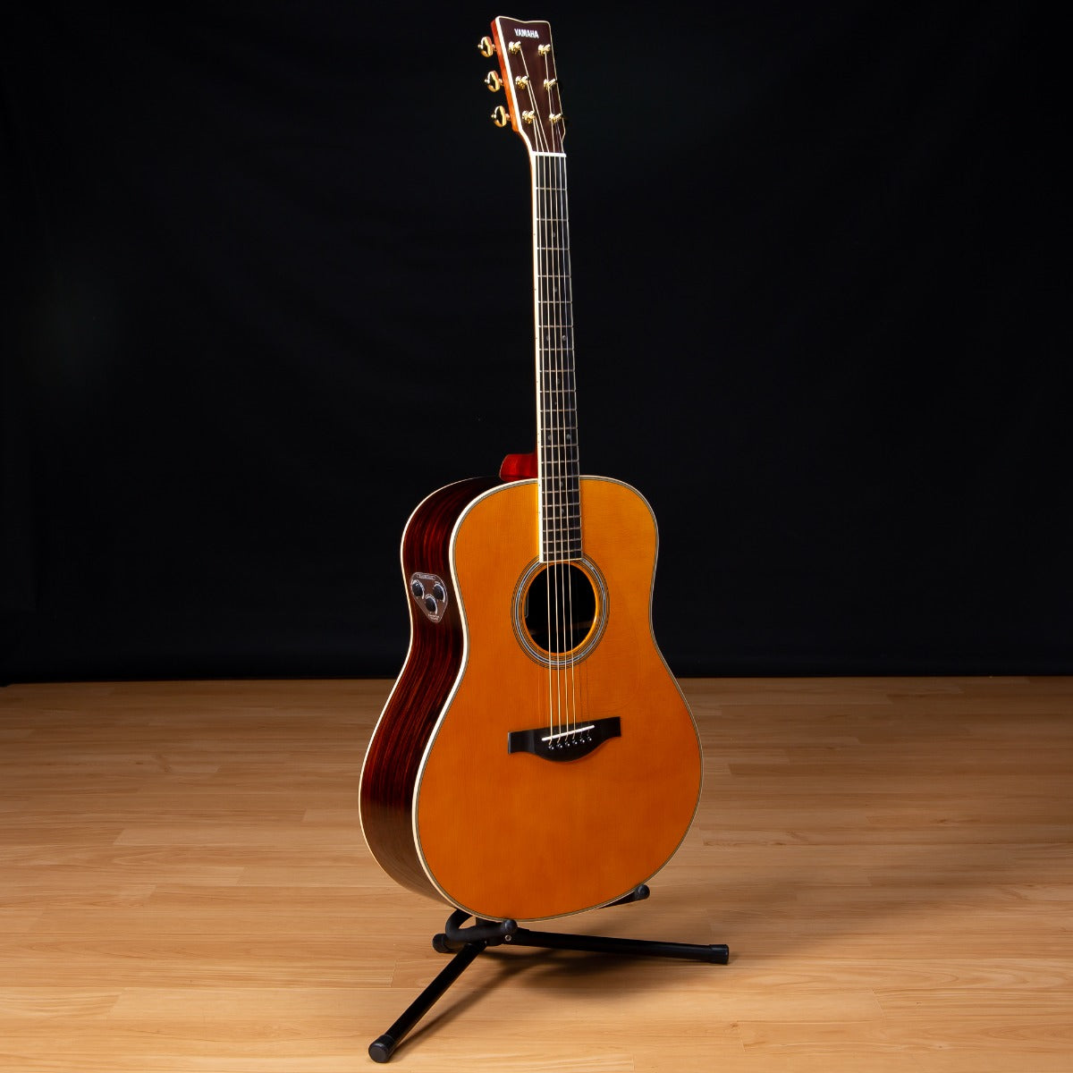Yamaha LL-TA TransAcoustic Guitar - Vintage Tint view 3