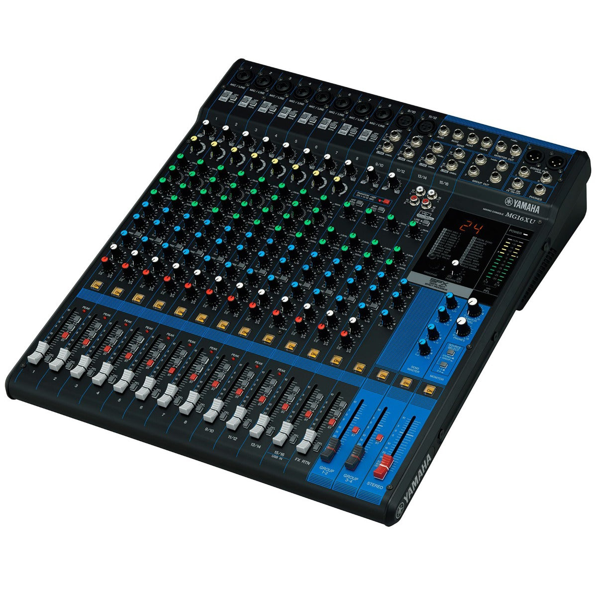 Yamaha MG16XU 16-Channel Stereo Mixer with USB Audio Interface - View 2