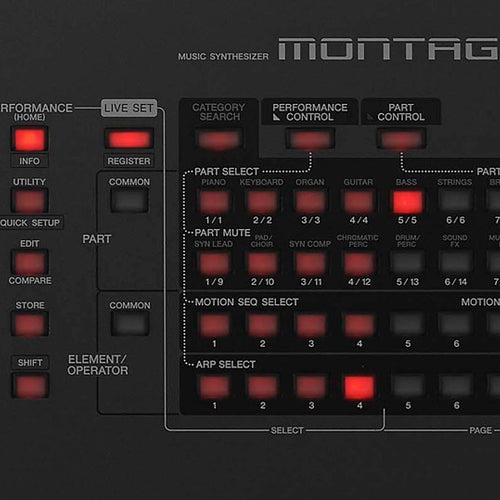 Yamaha Montage 6 Synthesizer