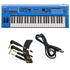 Collage image of the Yamaha MX49 Music Synthesizer - Blue CABLE KIT