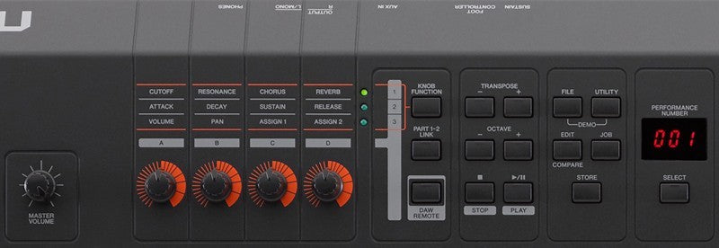 Yamaha MX61 Music Synthesizer - Black KEY ESSENTIALS BUNDLE