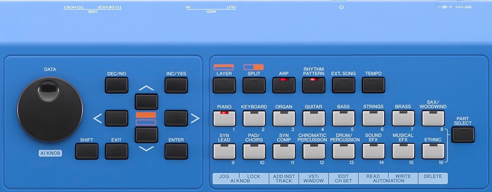 YAMAHA MX61 LIMITED EDITION ブルー Yamaha MX61 Synthesizer Keyboard Limited Edition Blue with