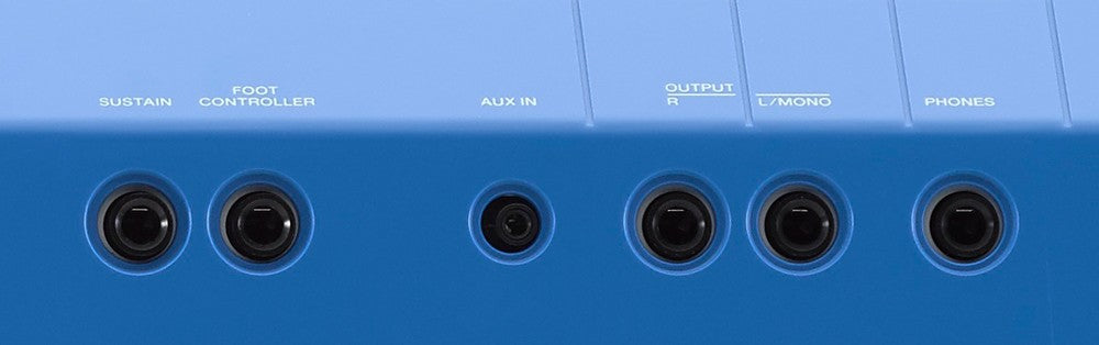 Yamaha MX61 Music Synthesizer - Blue STAGE ESSENTIALS BUNDLE