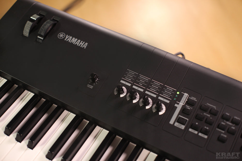 Yamaha MX88 Music Synthesizer - Black KEY ESSENTIALS BUNDLE