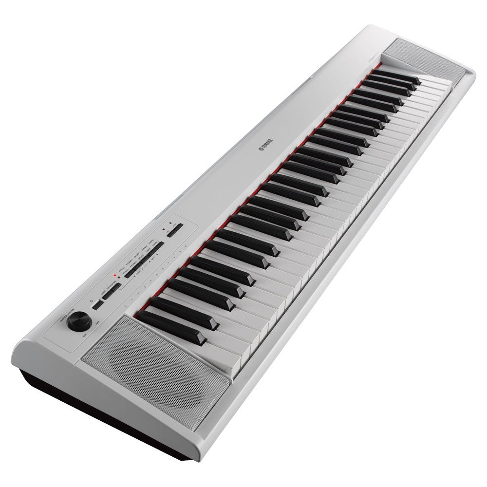 Yamaha Piaggero NP12 61-Key Portable Keyboard with Power Adapter - White, View 1