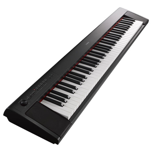 Yamaha Piaggero NP32 76-Key Portable Keyboard with Power Adapter - Black, View 1