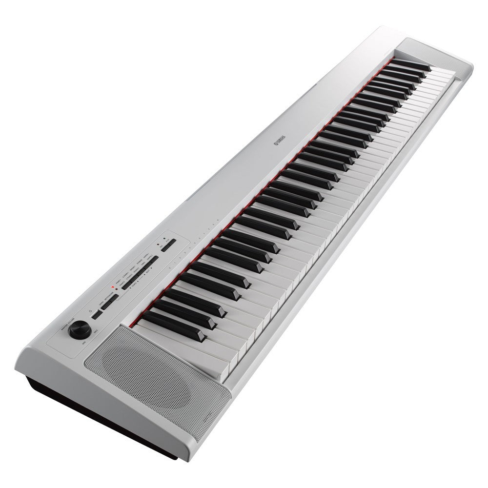 Yamaha Piaggero NP32 76-Key Portable Keyboard with Power Adapter - White, View 1