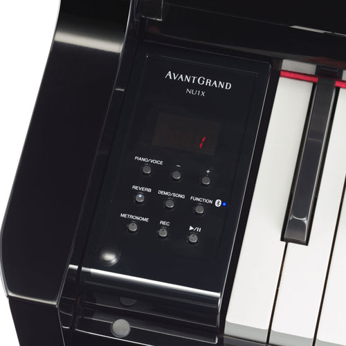 Yamaha AvantGrand NU1X Hybrid Piano - Polished Ebony - Controls